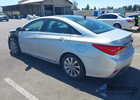 2014 Hyundai Sonata Limited из США, поврежденный, VIN 5NPEC4AC9EH887458